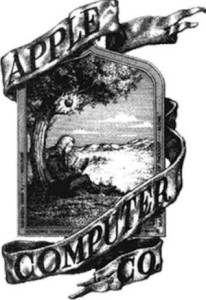 Prima versione del logo Apple